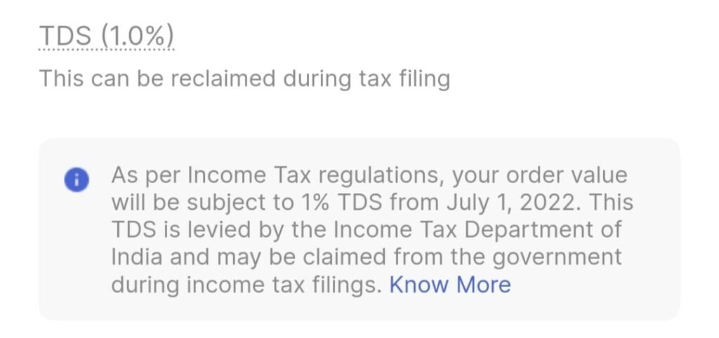 1% TDS on Crypto Transactions Explained