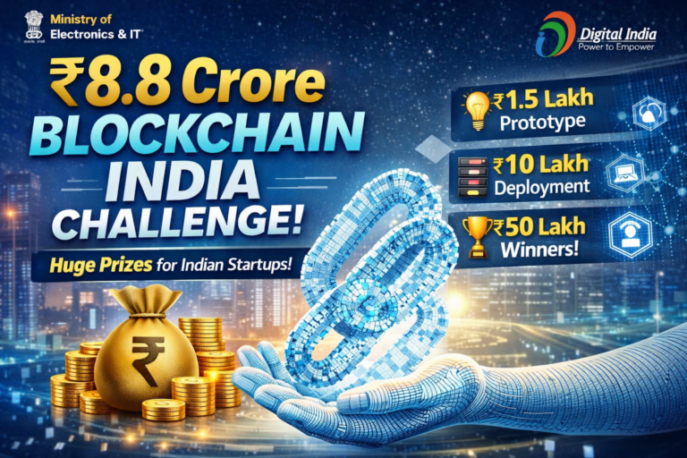 Government of India Announces ₹8.8 Crore Blockchain India Challenge for Web3 Innovation