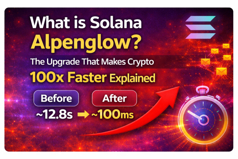 What is Solana Alpenglow? The Upgrade That Makes Crypto 100x Faster Explained