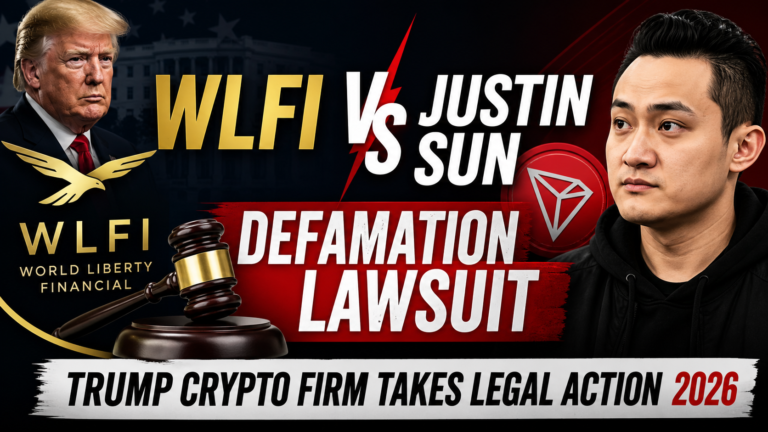 World Liberty Financial Sues Justin Sun for Defamation